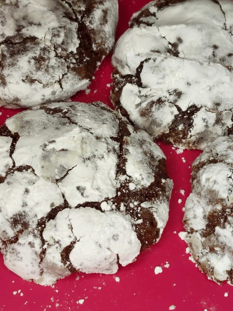 chocolate and white powdered cookies from The Cookie Jar Orlando
