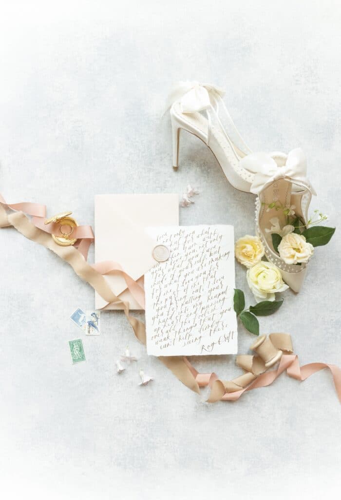 photo of wedding invitation suite by Sylvia Santos Photography