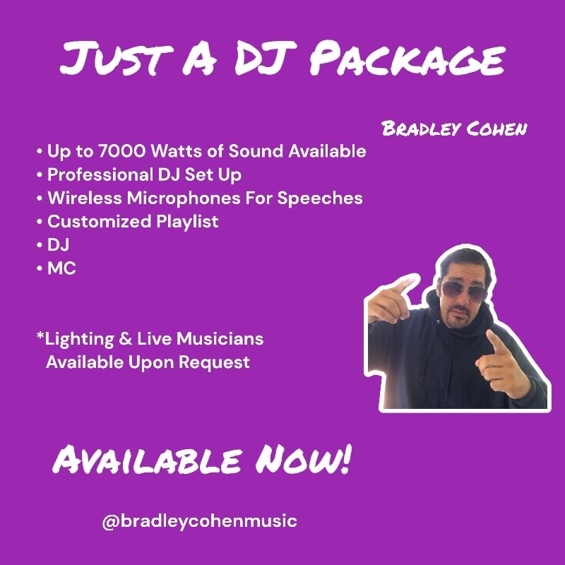 Bradley Cohen Music Just a DJ Package description