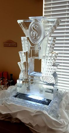 ice trophy sculpted by Ice Pro