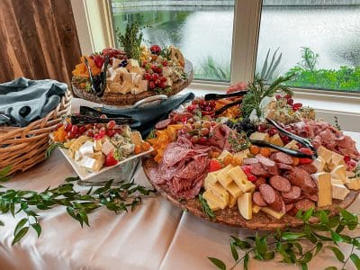 charcuterie platters and appetizers at St. Johns Golf & Country Club
