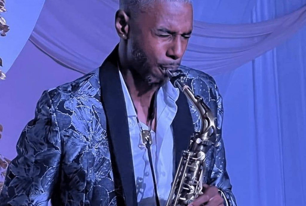 Khalil Stultz Saxophonist performing