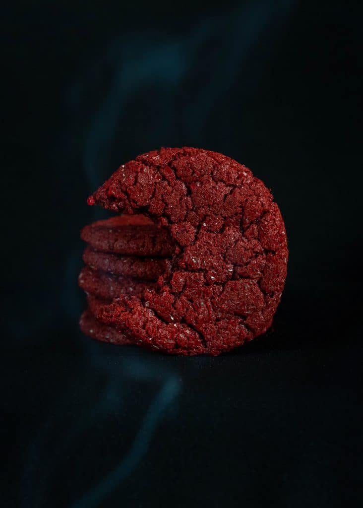 red velvet cake cookies by Parlor Kitchen
