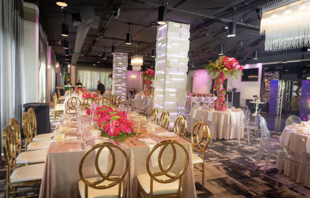 wedding reception decor by Elite Celebrations