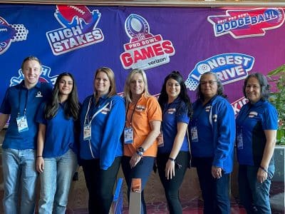 Destination Sitters LLC staff at the Pro Bowl Games, Central FL