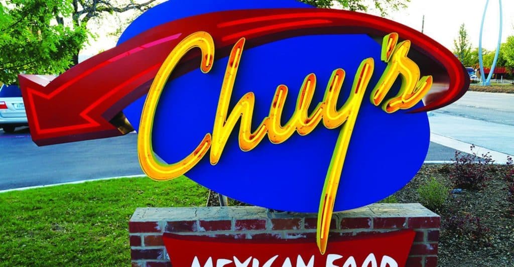 Chuy's neon sign, mexican food, Orlando, FL