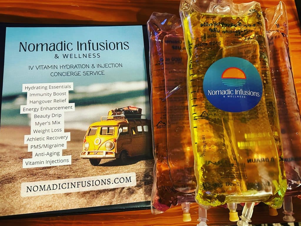 advertisement for IV infusions, Orlando, FL