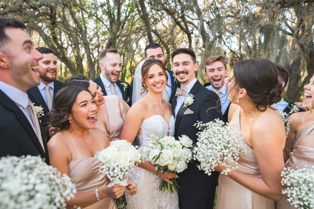 Candid Bridal Party at Sterling Event Venue