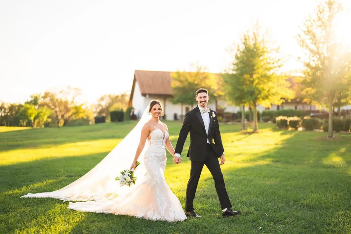 Bride and Groom Portraits at Sterling Event Venue