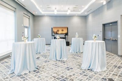 cocktail reception set up, small meeting room, Hyatt House Orlando Airport