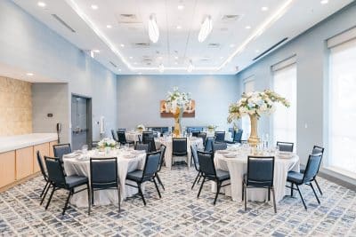 meeting room, round tables, set for a meeting, Orlando, FL