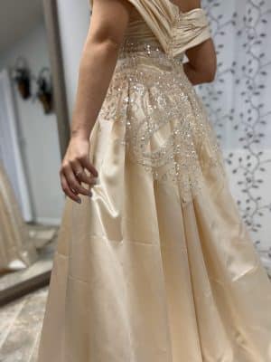 wedding dress, off white, Sewing by Marilyn, Orlando, FL