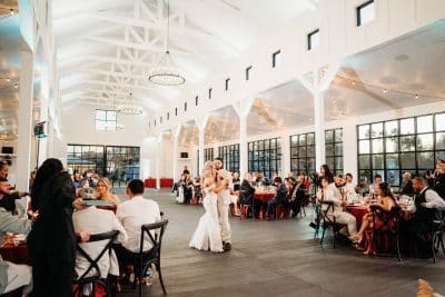 wedding reception, bride and groom dancing on their dance floor, Scars Farm, Orlando, FL