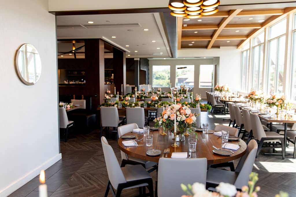 indoor dining room, set for dinner service, Paddlefish, Disney Springs, Orlando, FL