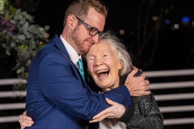 groom embracing his grandmother, Sonacity Photography, Orlando, FL