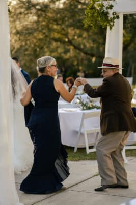 older couple dancing, outdoors, Vanessa Oppedal Photography, Orlando, FL