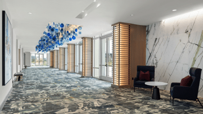 hallway outside the ballroom, Aloft Orlando Lake Nona, Orlando, FL