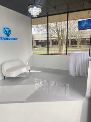 The Valentine Event Venue, cocktail hour reception, Orlando, FL
