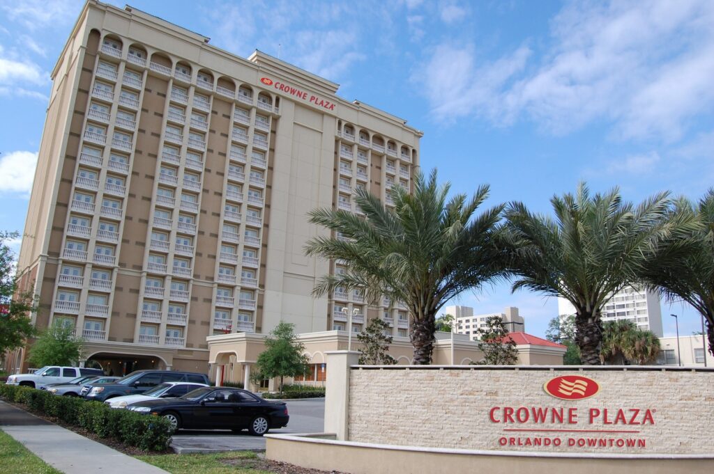 street view of the Crowne Plaza Orlando Downtown, Orlando, FL