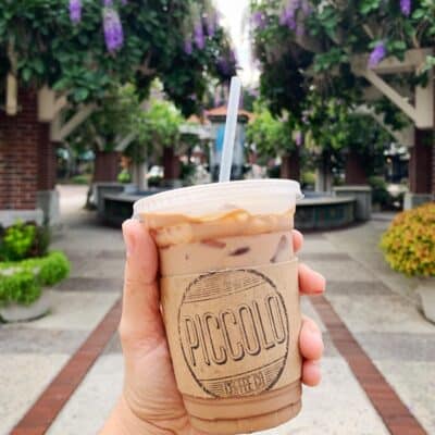 Iced coffee, Piccolo Coffee Co, Orlando, FL