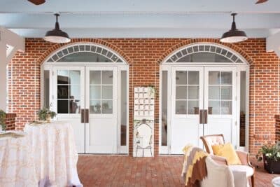 outdoor patio area at Heller Hall at Winter Garden Heritage Foundation, Orlando, FL