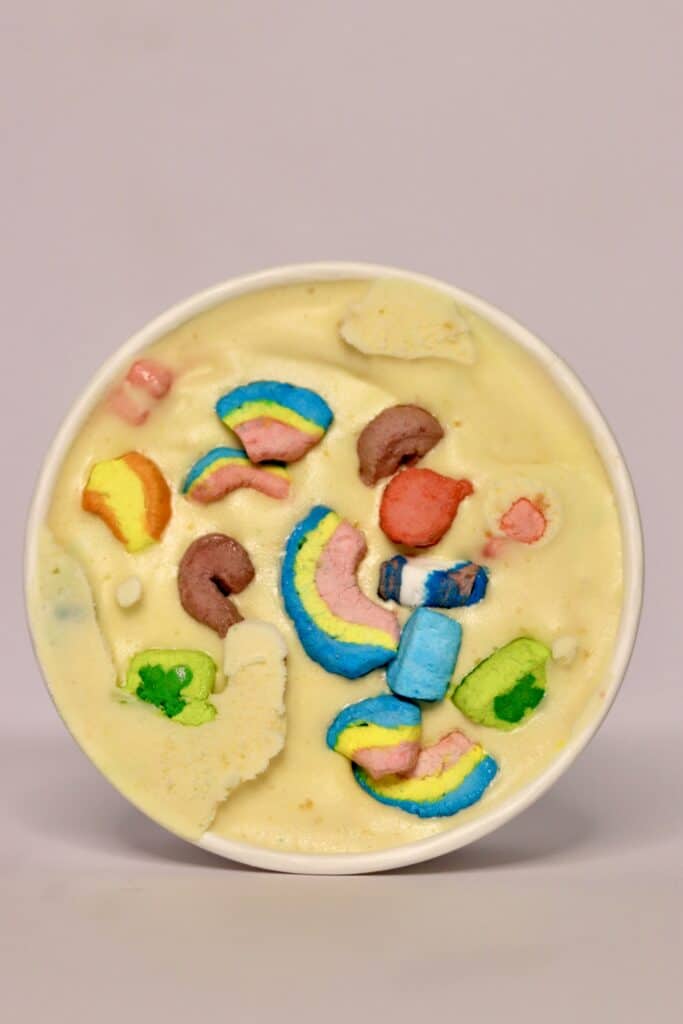 vanilla ice cream with lucky charm cereal marshmallows mixed in, Orlando, FL