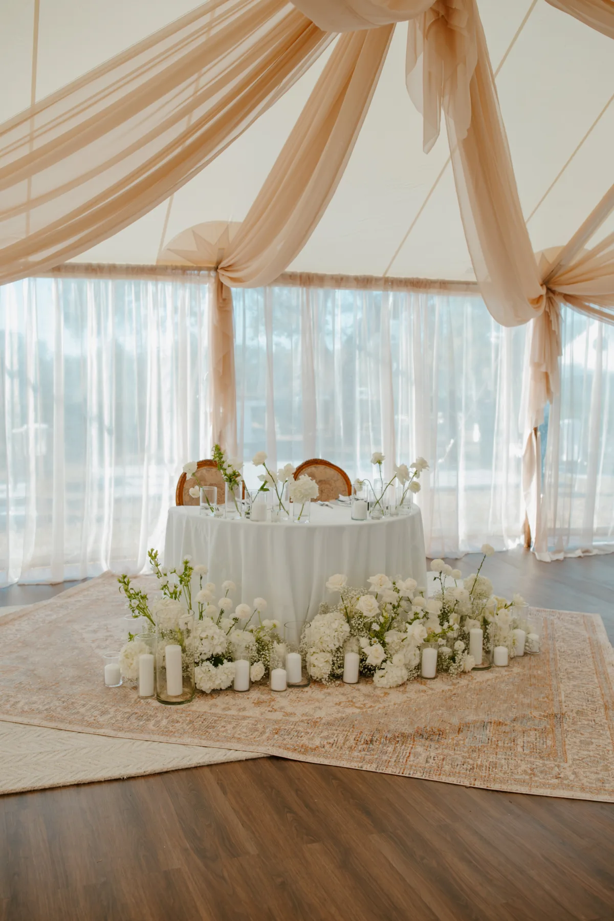 Sweetheart Table Tented Wedding, Ocala, FL