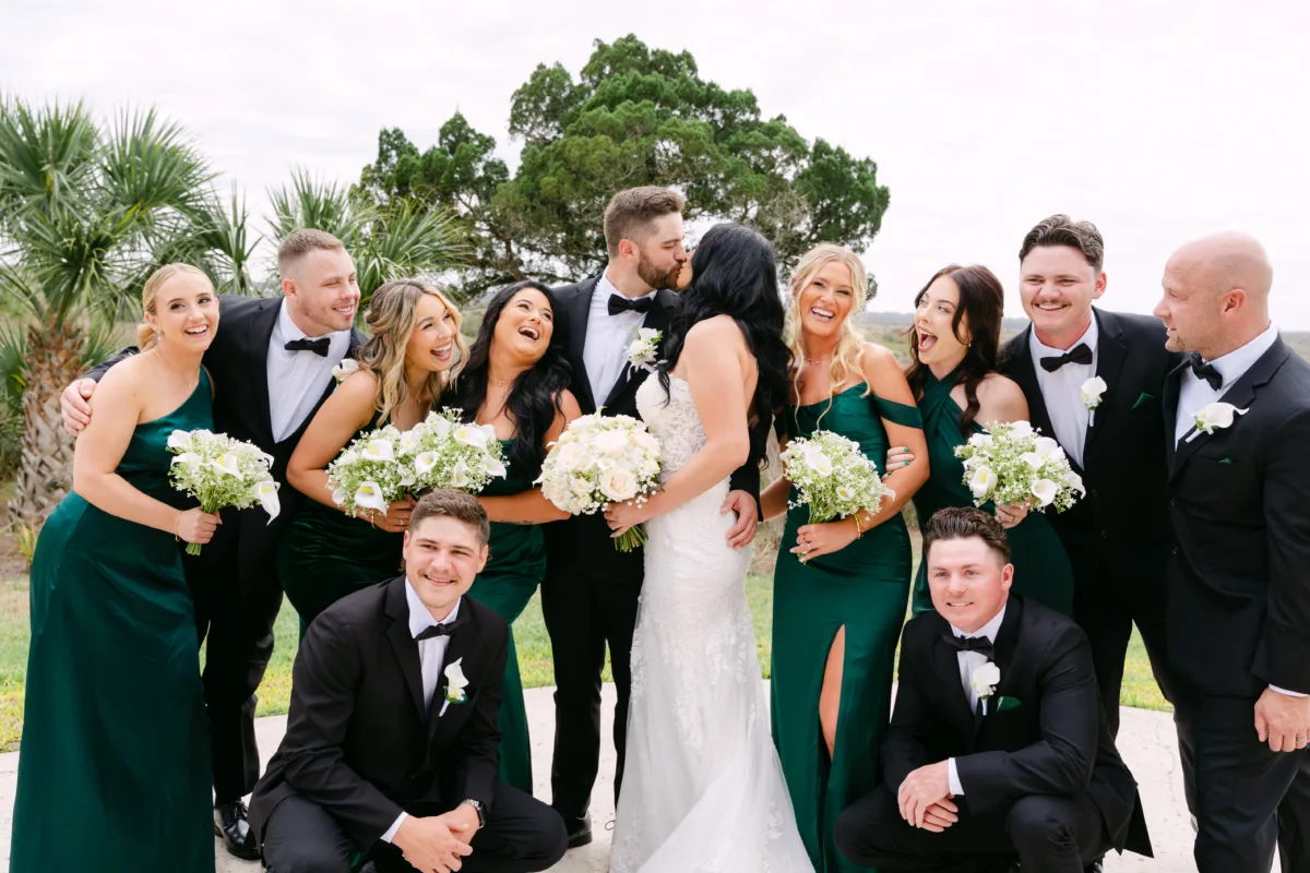 Fun wedding party