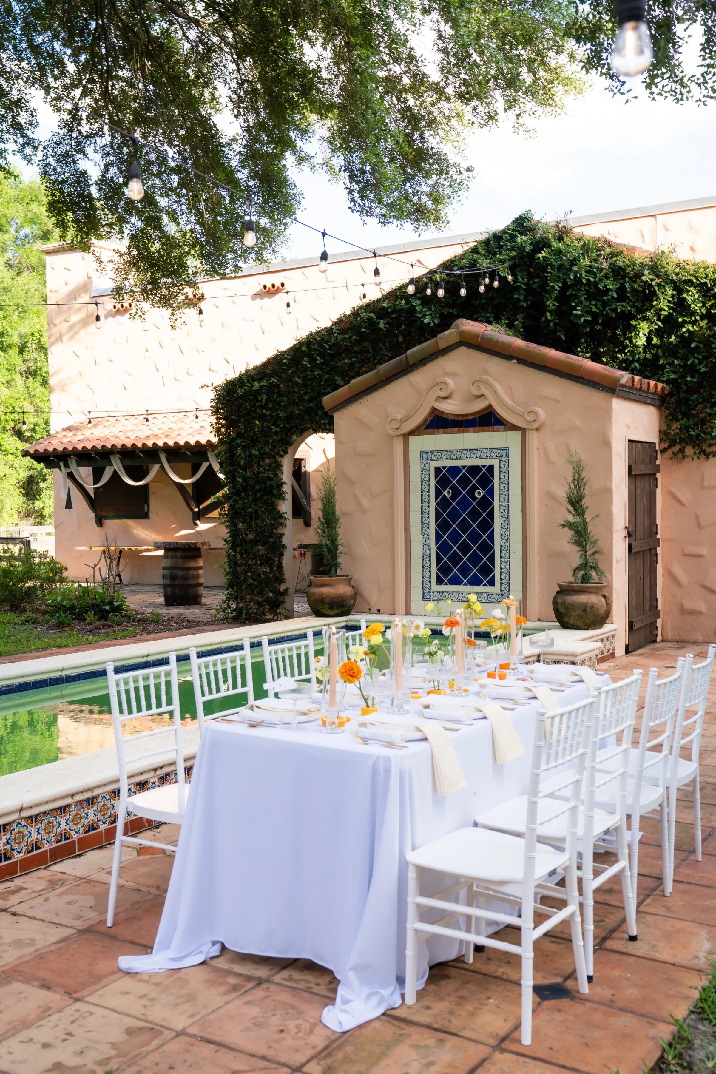 Colorful Mediterranean Wedding Inspiration Eterna Estate8 1 - Colorful Mediterranean Wedding Inspiration at Eterna Estate Colorful reception tablescape