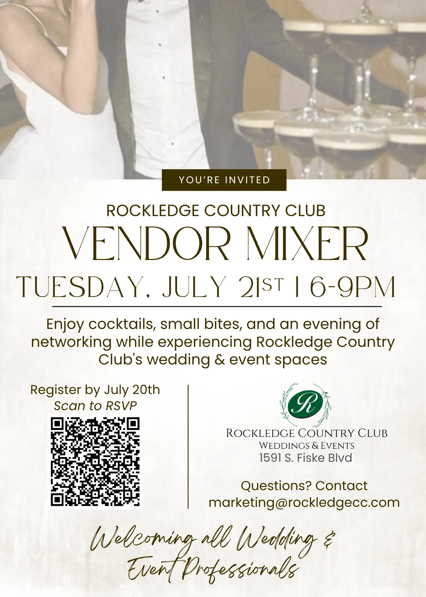 RCC Vendor Mixer Invite - Vendor Mixer at Rockledge Country Club RCC Vendor Mixer Invite