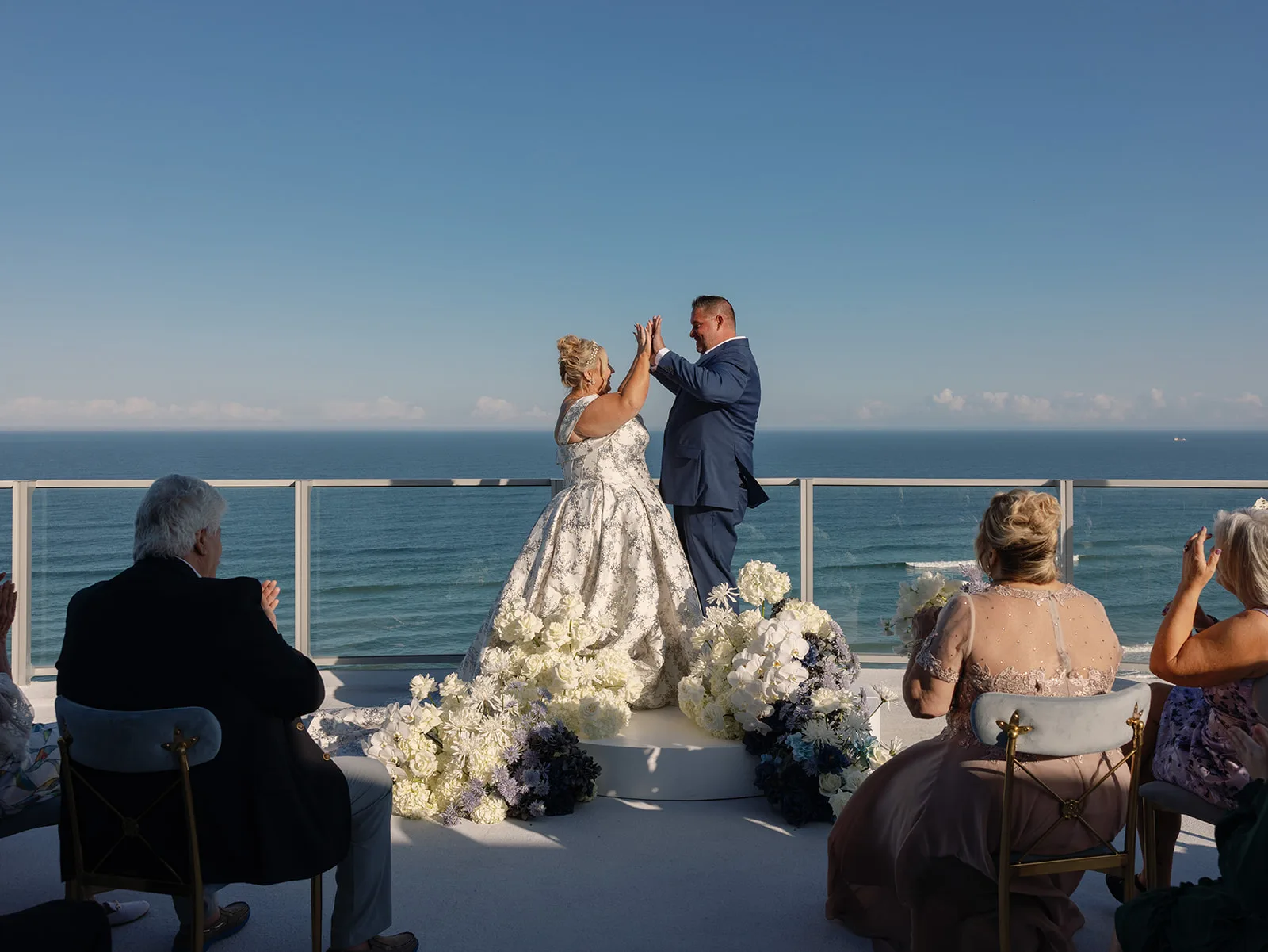 BB Cer 156 - Romantic Blush and Blue Daytona Beach Wedding BB Cer 156