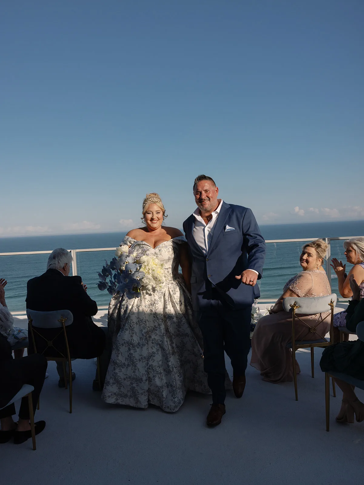BB Cer 166 - Romantic Blush and Blue Daytona Beach Wedding BB Cer 166