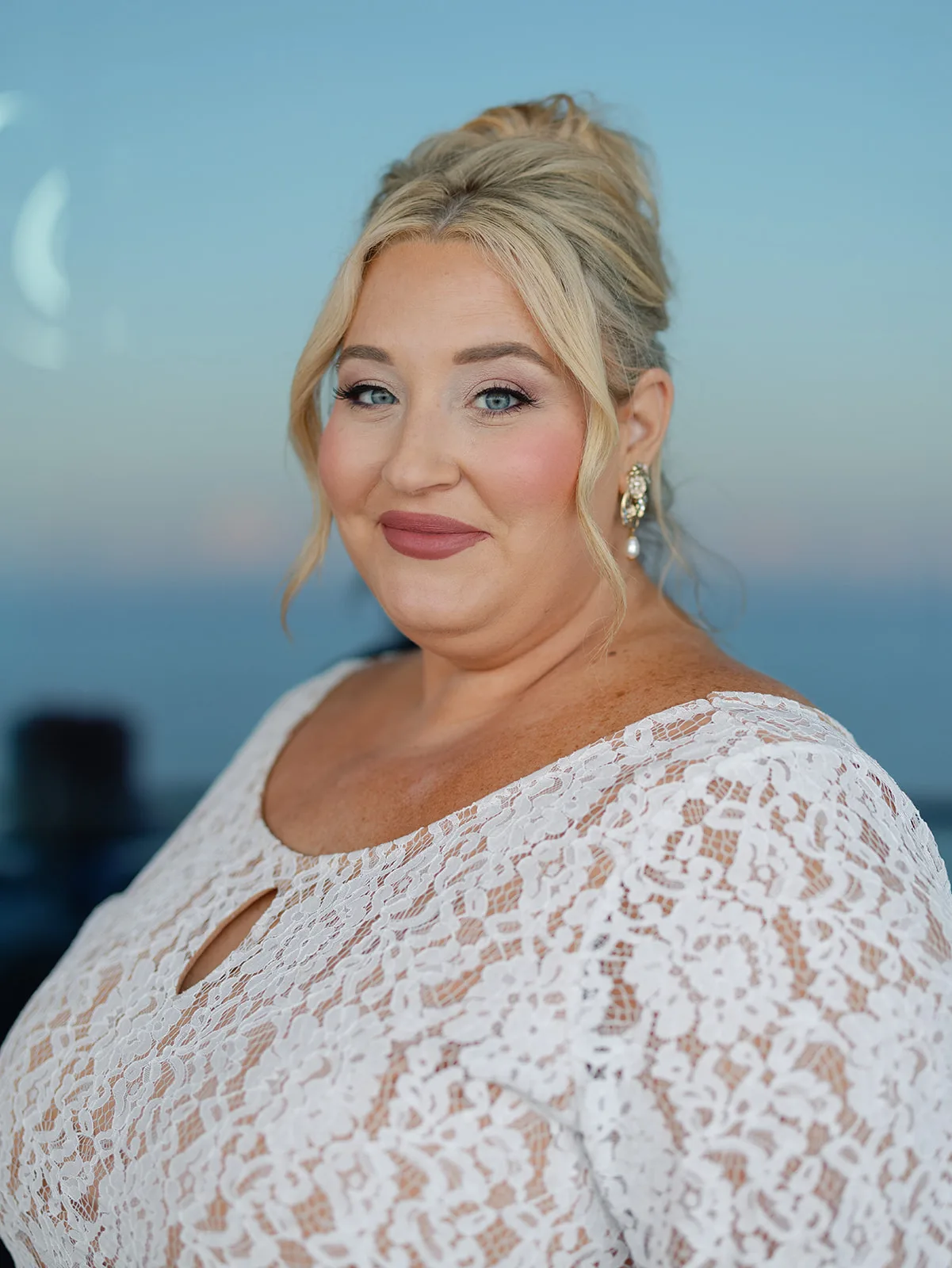 BB Rec 045 - Romantic Blush and Blue Daytona Beach Wedding BB Rec 045