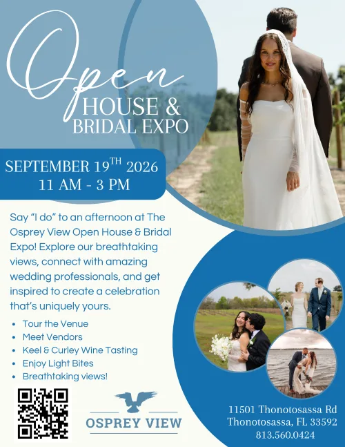 Bridal Expo September 2026 Small - The Osprey View - Open House & Bridal Expo Bridal Expo September 2026 Small