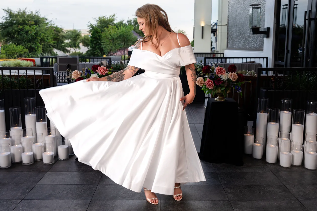 restaurant wedding 13 - Modern Restaurant Wedding Inspiration at Fogo de Chão restaurant wedding 13