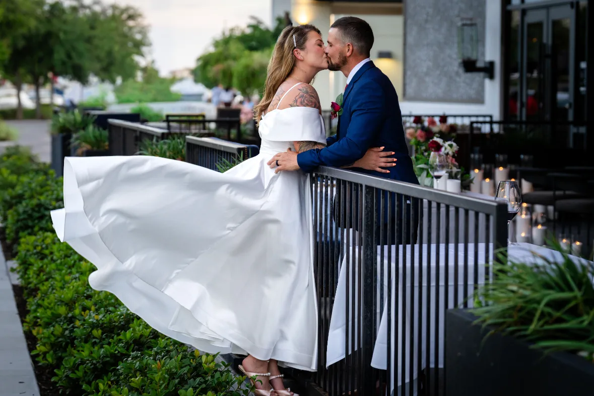 restaurant wedding 15 - Modern Restaurant Wedding Inspiration at Fogo de Chão restaurant wedding 15