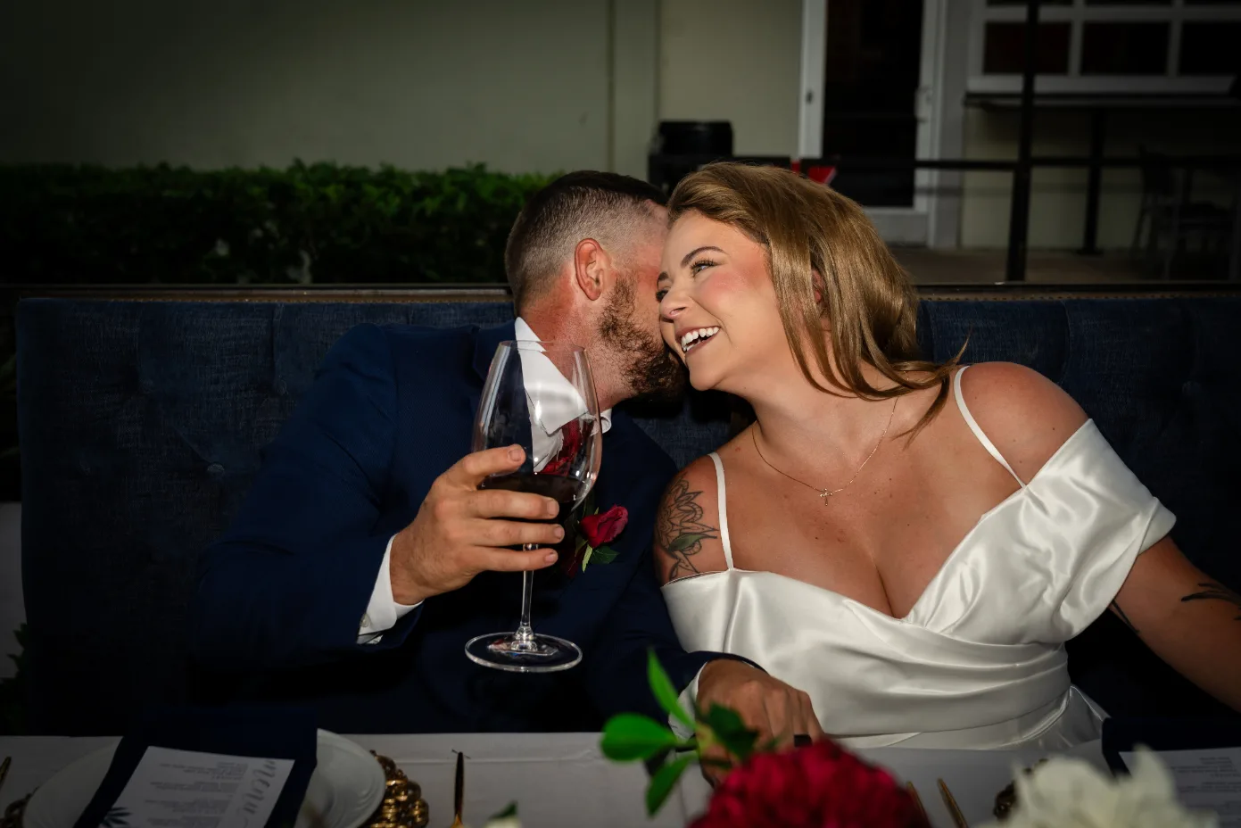 restaurant wedding 2 - Modern Restaurant Wedding Inspiration at Fogo de Chão restaurant wedding 2