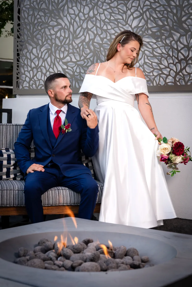 restaurant wedding 20 - Modern Restaurant Wedding Inspiration at Fogo de Chão restaurant wedding 20