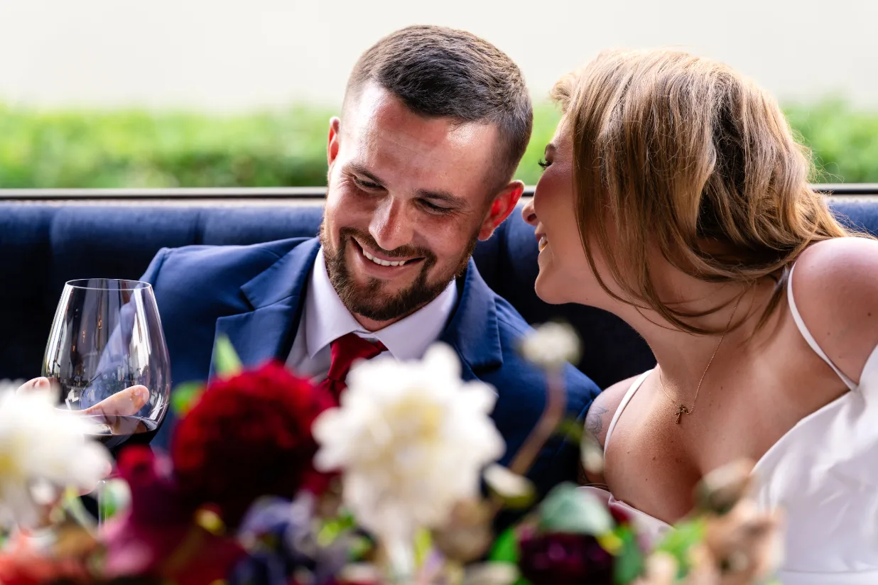 restaurant wedding 22 - Modern Restaurant Wedding Inspiration at Fogo de Chão restaurant wedding 22