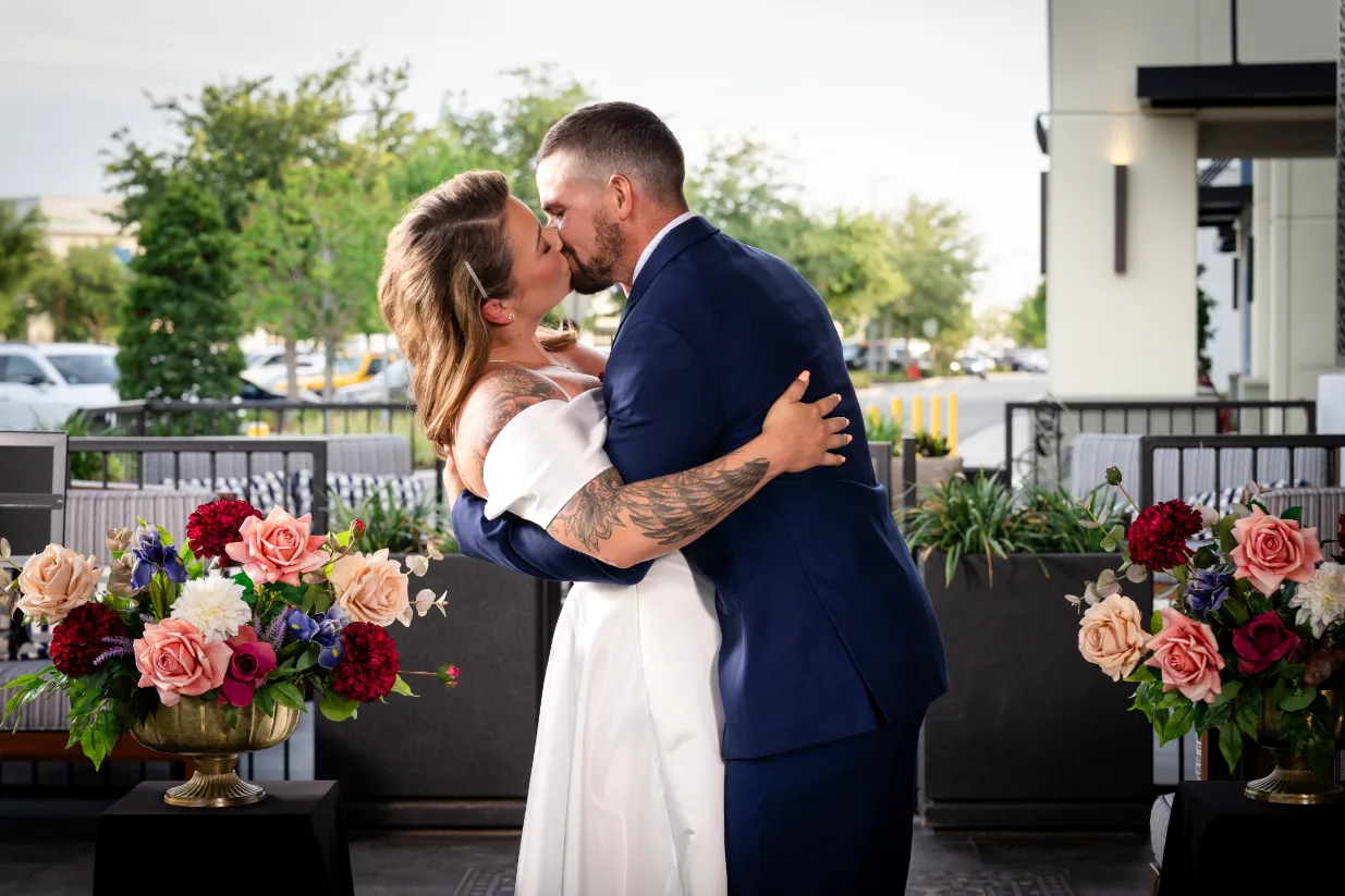 restaurant wedding 23 - Modern Restaurant Wedding Inspiration at Fogo de Chão restaurant wedding 23