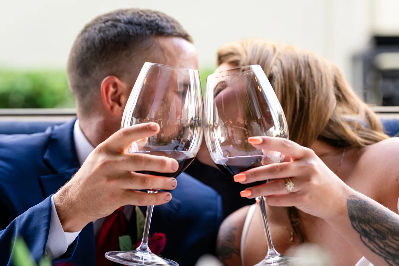 restaurant wedding 24 - Modern Restaurant Wedding Inspiration at Fogo de Chão restaurant wedding 24