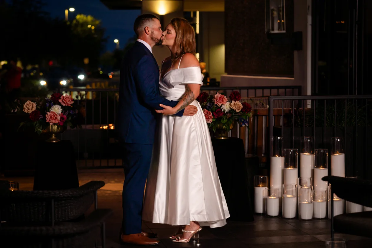 restaurant wedding 3 - Modern Restaurant Wedding Inspiration at Fogo de Chão restaurant wedding 3