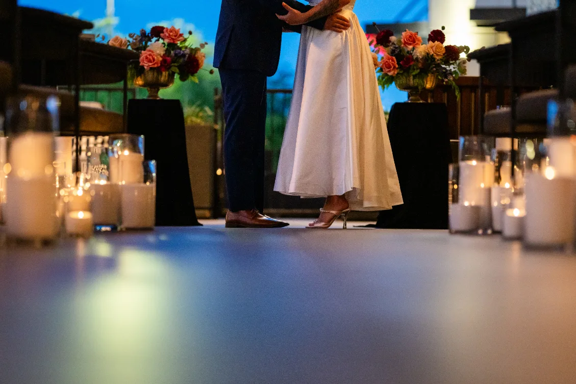 restaurant wedding 7 - Modern Restaurant Wedding Inspiration at Fogo de Chão restaurant wedding 7