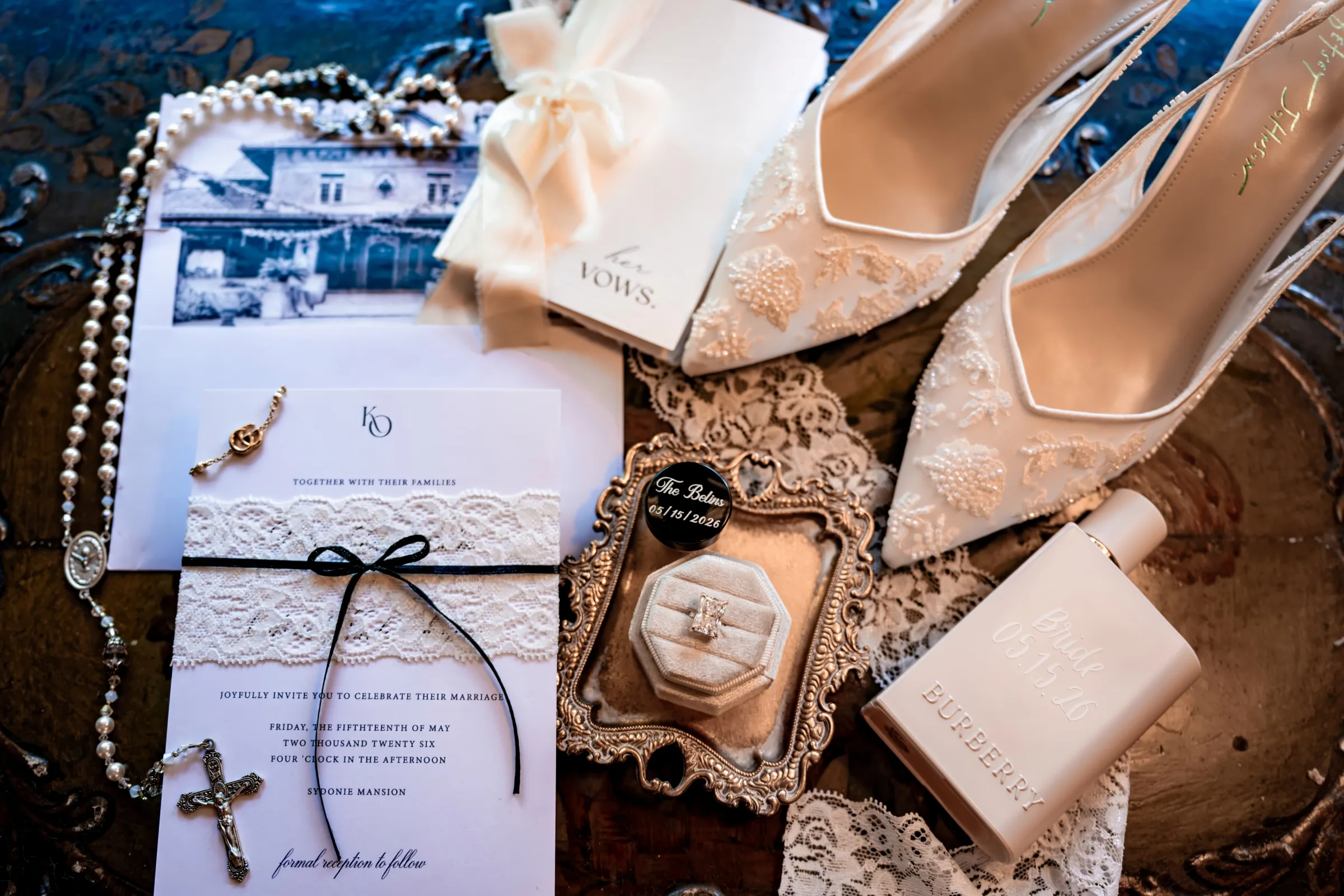 Elegant Sydonie Mansion Wedding 14 1